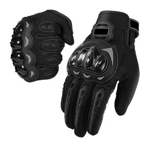High Quality Leather Summer Stretch Print Plain Full Finger Anti-Skid Windproof Multi Function Mountain Bike <b>Gloves</b> - Product Image 2