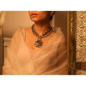 Handmade <b>Long</b> <b>Necklace</b> And Earrings Set Designed For Parties Weddings Engagements And Anniversaries Bulk Gift Jewellery - Product Image 3