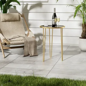 Luxury ZAHID EXPORTS ZE-3251S <b>Nesting</b> Metal Coffee <b>Table</b> White <b>Marble</b> Finish Modern Handmade Eco-Friendly Indoor Use Furniture - Product Image 4