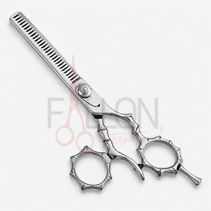 Ciseaux de coiffure professionnels en acier inoxydable pour la texture des cheveux, personnalisables avec logo - Product Image 2