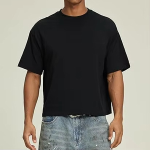 เสื้อยืดผู้ชายทรงสลิมฟิต ล้างสีแบบแอซิดวอช ผ้าโพลีเอสเตอร์ผสมคอตตอน คอกลม แขนสั้น ล้างแบบสโตนวอช มีหลายขนาดให้เลือก - Product Image 5