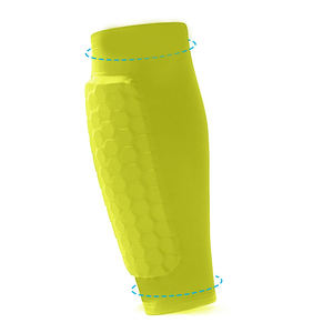 Protège-tibias de football personnalisables avec logo, style tendance, pour adultes, légers, à compression, antidérapants, avec manchons de protection pour le football - Product Image 1