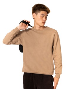 เสื้อสเวตเชิ้ตผู้ชาย คอตั้ง ซิป ¼ ตัว ผ้าถัก 100% คอตตอน สีพื้น ทรงปกติ ระบายอากาศได้ดี เหมาะสำหรับใส่ในฤดูใบไม้ร่วง สไตล์ลำลอง - Product Image 5