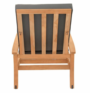 Tumbona minimalista para piscina, mueble de exterior para jardín o patio trasero con reposabrazos, de Indonesia. - Product Image 5