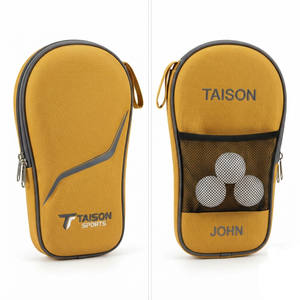 TAISON SPORTS TS-SP-0322 168 GSM Heavy Duty PU 30-40L <b>Table</b> <b>Tennis</b> Gear Bag Red Black Cushioned Panel Custom Logo - Product Image 1