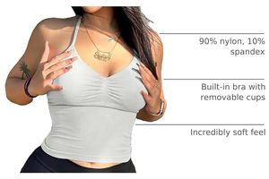 <b>Women's</b> Gym Tank Top Breathable <b>Sleeveless</b> Athletic Performance <b>Shirt</b> - Product Image 6