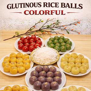 Bolas de Arroz Glutinoso Dulce IQF Premium, Cubiertas de Coco y Masticables, Postre Congelado, Suministro al por Mayor ANGLE - Product Image 2