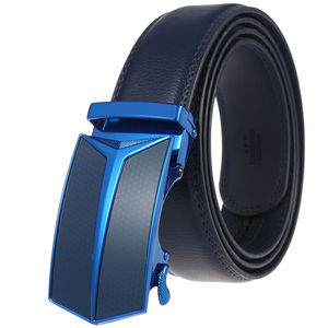 Cinturones de Cuero Genuino Personalizados OEM para Hombre, Cinturones de Vestir Elegantes de Alta Calidad con Diseño Nuevo, Precios al por Mayor con su Logotipo - Product Image 2
