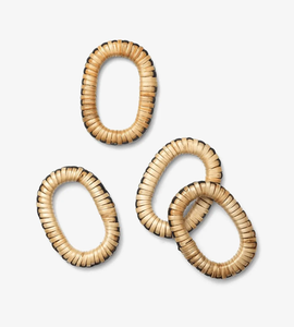 Faizacraft Best Quality Woven Classic Napkin Rings 5cm Elegant Christmas Dinner <b>Table</b> Setting Everyday Party Decorations - Product Image 5