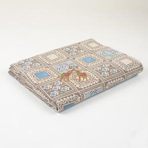 Tissu en coton bio léger imprimé à la main Kashish indien pour la décoration intérieure, l'artisanat, les housses de voiture et les chemises pour garçons - Product Image 3