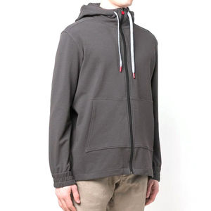เสื้อฮู้ดดี้ผู้ชายไซส์ใหญ่ ODM/OEM ขายส่ง แบบซิปเต็มตัว สกรีนโลโก้ตามสั่ง สำหรับผู้ชายและผู้หญิง - Product Image 1