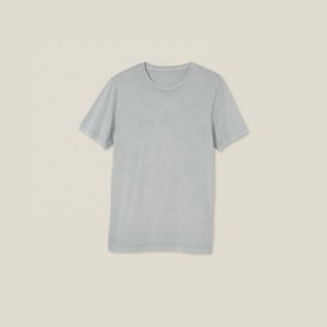 T-shirt à logo haute qualité 100% coton avec logo personnalisé t-shirts surdimensionnés à col rond coupe ajustée pour hommes vente en gros - Product Image 2