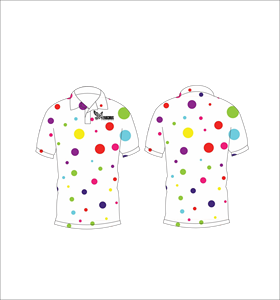 เสื้อยืดลายจุดผู้ชาย แขนสั้น สไตล์ลำลอง สำหรับฤดูร้อน คอกลม พิมพ์ลายแบบซับลิเมชั่น - Product Image 5