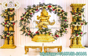 ตกแต่งห้องโถงแต่งงานฮินดูที่มีรูปปั้นพระพิฆเนศจาราติงานแต่งงานพระพิฆเนศกับรูปปั้นพระพิฆเนศสำหรับงานแต่งงาน - Product Image 5