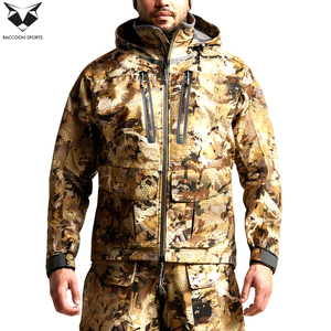 Chaquetas de Caza Personalizadas para Hombre, de Alta Calidad, Resistentes al Viento, con Estampado, Servicio OEM, Poliéster/Nailon - Product Image 2