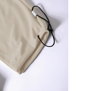 กางเกงวอร์มคาร์โก้ทรงโอเวอร์ไซส์สำหรับผู้ชาย มีกระเป๋าหลายช่อง ผ้าฟลีซ กางเกงจ็อกเกอร์ทรงหลวม ผ้าฝ้าย รับสกรีนโลโก้ - Product Image 4