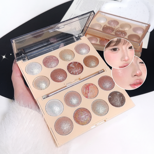8 Colors Baked <b>Eyeshadow</b> & Highlighter Palette - Product Image 4