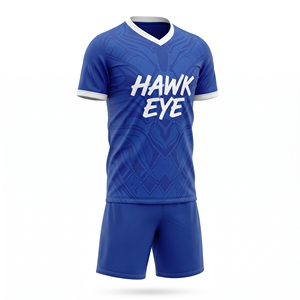 Ensemble de maillots de football personnalisés en gros, uniforme de football à manches courtes, vêtements de sport pour l'entraînement d'équipe - Product Image 6