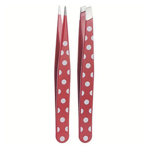 Pinzas de acero inoxidable para cejas, perfectas para el cuidado personal y la depilación de precisión, herramienta para uso doméstico y en salones de belleza - Product Image 1