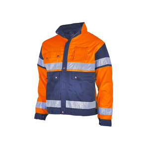 Waterproof Industrial Construction Hi Vis Winter Workwear Custom <b>Men</b> Winter Heavy Work <b>Reflective</b> Safety High Visibility <b>Jacket</b> - Product Image 3