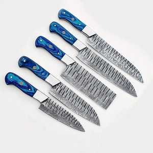 Multi Purpose <b>Kitchen</b> Chef <b>Knife</b> Set with <b>Sharp</b> Damascus Steel Blades Comfortable Non Slip Handles for Daily Use Chef <b>Knife</b> Set - Product Image 2