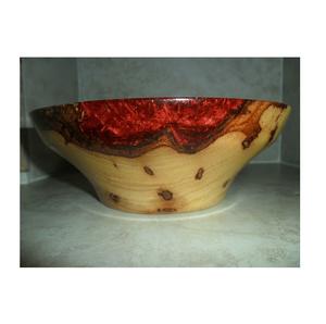 Tazón de Madera de Acacia y Resina Epoxi Hecho a Mano por Diseñadores - Ecológico, Apto para Lavavajillas, Ideal como Centro de Mesa o para Servir en la Cocina - Product Image 1