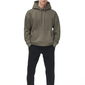Streetwear moda elegante Sudadera con capucha Hombre Peso pesado Fabricante manga larga Atlético básico Fleece algodón mezclado para hombre - Product Image 5