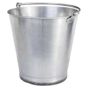 Traditional Metal <b>Bucket</b> Made From High Strength Steel For Farm Garden Household <b>And</b> Commercial Use - Product Image 1