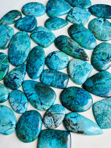 AAA 100% naturel Shattukite pierres précieuses Cabochon haute qualité en vrac Shattuckite pierre cristal guérison bijoux accessoires - Product Image 2