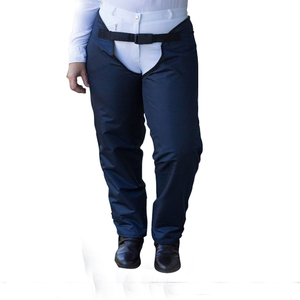 Pantalon d'équitation pour homme, couleur unie, taille mi-haute, coupe régulière avec fermeture boutonnée pour l'équitation - Product Image 2