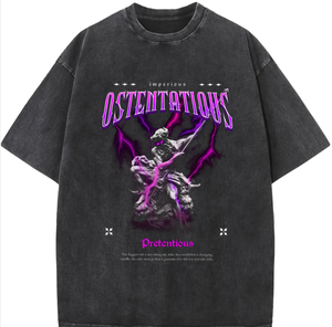 Camiseta de Manga Corta para Hombre ATZ, Personalizada, Estilo Vintage, Lavado Ácido, 100% Algodón, de Alta Calidad, Moderna, Transpirable y de Secado Rápido - Product Image 2