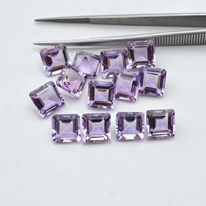 10mm AAA Grade Naturel Rose Améthyste Carré Octogone Asscher Cut Pierres Précieuses À Facettes En Gros Inde Fabricant - Product Image 3