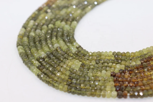 ลูกปัดพลอยพลอยโกเมนแบบเหลี่ยม4มม. วัสดุอัญมณีทัวร์มาลีนธรรมชาติสำหรับทำเครื่องประดับอัญมณีหลวม - Product Image 2