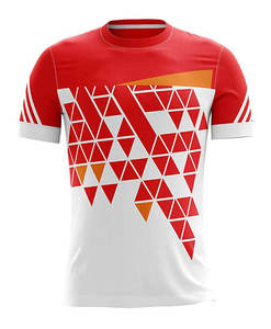 Camiseta de Fútbol Sublimada Personalizada Premium, Logotipo del Club, Impresión del Patrocinador, Mangas Cortas, Ligera, Impermeable, Verano, Unisex - Product Image 5