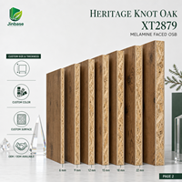 Panneau de bois aggloméré orienté (OSB) mélaminé Jinbase SXT2879 Heritage Knot Oak 18 mm E0 1220x2440 mm pour meubles et menuiseries