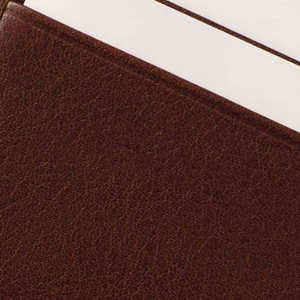 Cartera de Cuero Marrón, Tarjetero Delgado, Monedero Bifold, Estuche para Pasaporte, Elegante, Genuino, Infantil, Abierto, Impermeable - Product Image 6