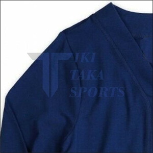 Cárdigan de Punto Unisex Tiki Taka Sports, Casual, Manga Larga, Cuello en V, Oversize, con Encaje, Diseño Personalizado de Parches para Otoño/Invierno - Product Image 3