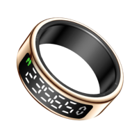 Nuevo Anillo Inteligente SY01 2025, Resistente al Agua IP68, Monitor de Actividad Física con Caja de Carga, Monitor de Frecuencia Cardíaca, Oxígeno en Sangre, Sueño, Pantalla Digital