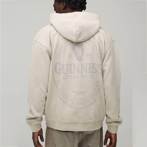 Men's <b>Custom</b> Screen Printing Pullover Hoodie Premium Cotton Fleece Casual Men's Sweatshirt With <b>Custom</b> Logo Supplier OEM - Product Image 2