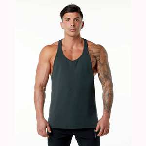 Débardeurs Homme Personnalisables en Coton 100% à Col Rond, Coupe Ample, pour l'Été – Idéaux pour le Sport et la Musculation - Product Image 1