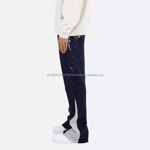 Pantalones Deportivos Personalizados para Hombre, Cintura Alta, Estilo Urbano, Poliéster/Algodón, Corte Holgado, Impermeables, Transpirables - Product Image 4