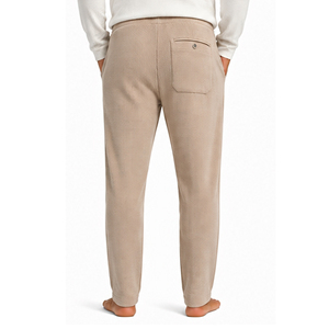 Custom <b>Mens</b> Waffle Knit Sports Pants Slim Fit Casual Textured <b>Trousers</b> Elastic Waist <b>Drawstring</b> Comfortable Joggers - Product Image 6