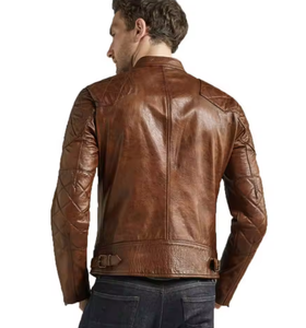 Chaqueta de Cuero Estilo Bomber para Invierno con Cuello Alto - Venta de Fábrica, Nuevo Estilo de Moda - Product Image 2