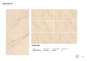 Dalle de porcelaine décorative moderne 600x1200mm 60x120cm 24x48 pouces avec surface sculptée pour projets intérieurs résidentiels et commerciaux - Product Image 4