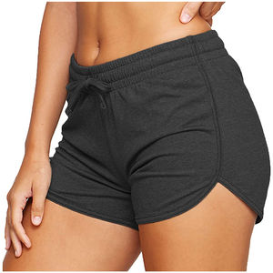 Shorts Deportivos Suaves para Mujer con Cordón Elástico, Color Personalizado, para Entrenamiento de Glúteos, para Verano - Product Image 1