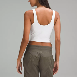 Conjunto de Shorts de Yoga para Hombre, de Alta Calidad, Transpirables, Ligeros, con Estampado de Encaje, Cintura Alta, Sin Mangas, de Secado Rápido, 2 Piezas, Personalizables - Product Image 5