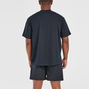 Camiseta de Cuello Redondo para Hombre, de Alta Calidad, Corte Holgado, con Estampado Gráfico, Cómoda, de Poliéster y Algodón, Talla Grande - Product Image 5