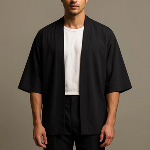 Chaqueta Kimono con MOQ Bajo, Diseño Personalizado, Tela Suave, Cómoda, Ligera y Moderna - Product Image 6