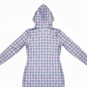 Robe midi moulante à carreaux pour femme Jack and Jill, manches longues, coupe ajustée, élégante, pour le bureau ou les soirées, vente en gros personnalisée - Product Image 6