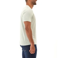 T-shirts d'été pour hommes grande taille, coupe ajustée, tricot uni, écologiques, séchage rapide, 210g, 100% coton, col en V, fabriqués au Bangladesh